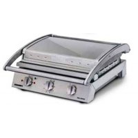 8 Slice Grill Station with Smooth Plates - 10amp
