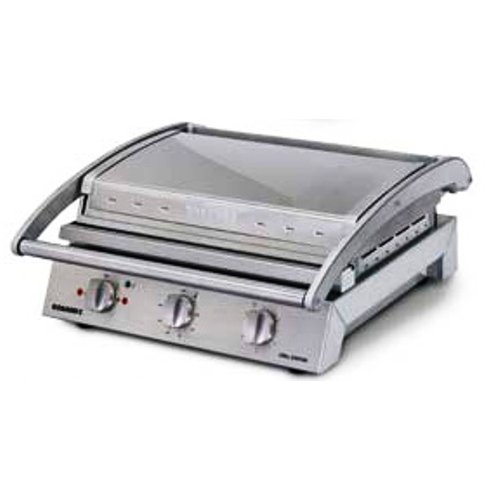 8 Slice Grill Station with Smooth Plates - 10amp