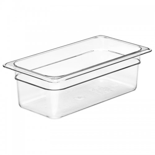 Gastronorm Polypropolene Pan Size 1/3 100mm Clear