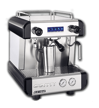 CONTI CC100 1 Group Coffee Machine, 5lt boiler, Tall cup, Black or Red, 10A.