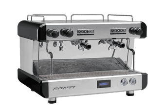 CONTI CC100 2 Group Coffee Machine, 11lt boiler, Tall cup, Black or Red, 15A.