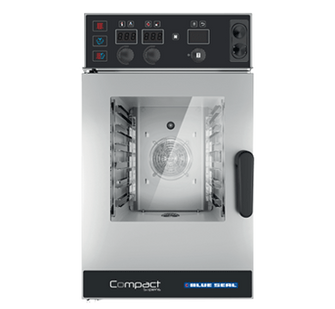 Compact Combi Oven, 6 x 1/1 tray, electric, 7.75kW, 3Ø, 510mmw x 800d x 880h, LCS auto-wash