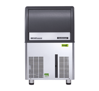 ECS87AS Underbench ice machine, 39 kg/day, 19 Kg bin