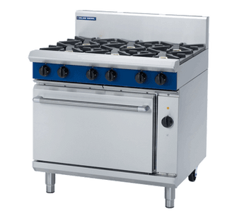 6 Burner Convection Oven Elec. GE56D/C/B/A, 900mm wide