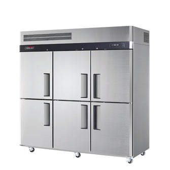TurboAir Triple GN solid split doors S/S Fridge, 1876 lt, 1900wx850dx1926h