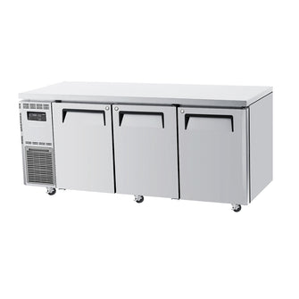 TurboAir Under Counter fridge/freezer,314/1511lt, 3 solid doors, 1800 x700 x850h
