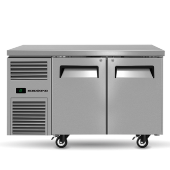 SKOPE Reflex Underbench chiller 2 solid doors, R290,Connect,1290 x700 x855h
