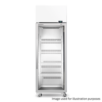 SKOPE-SKT650N-A 1 glass door Upright chiller,S/Steel, R290,Connect, 740mm wide