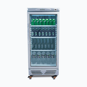 Glass single door Merchandiser, 215litres,