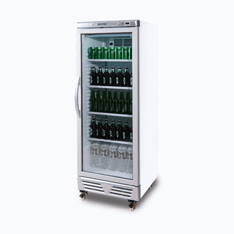Glass single door Merchandiser, 290litres, LED, ECO