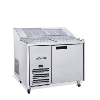 Refrigerated sandwich/pizza make up counter 1 door, 1200mm wide