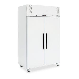 2 Solid Door Fridge, 1225mm, White, Pearl Star