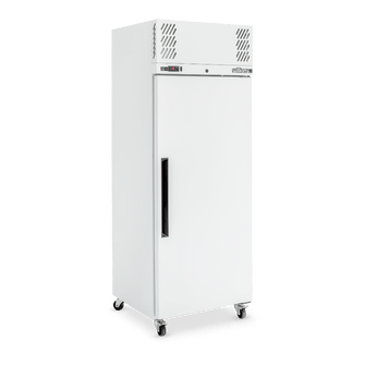 1 Solid Door Fridge, 740mm, White, Pearl
