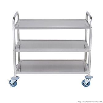 Trolley Stainless Steel 3 Tier